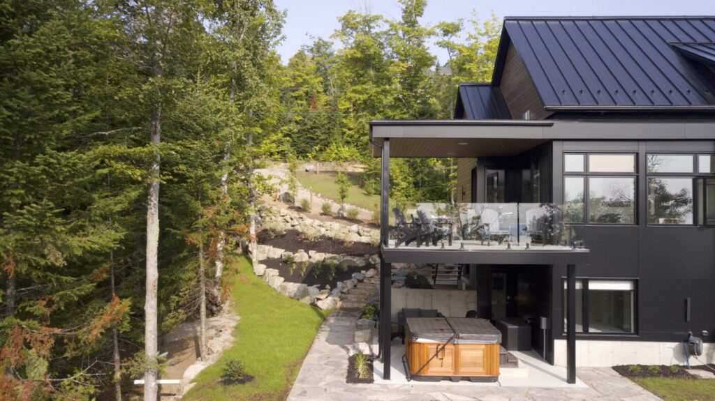 chalet avec spa